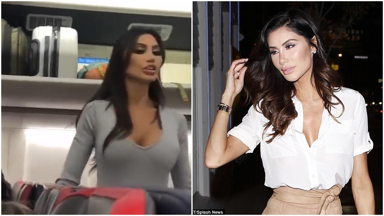 辣妹機上爆粗鬧乘客兼自爆「我係IG網紅」，難抵網民圍政刪帳號。(X)