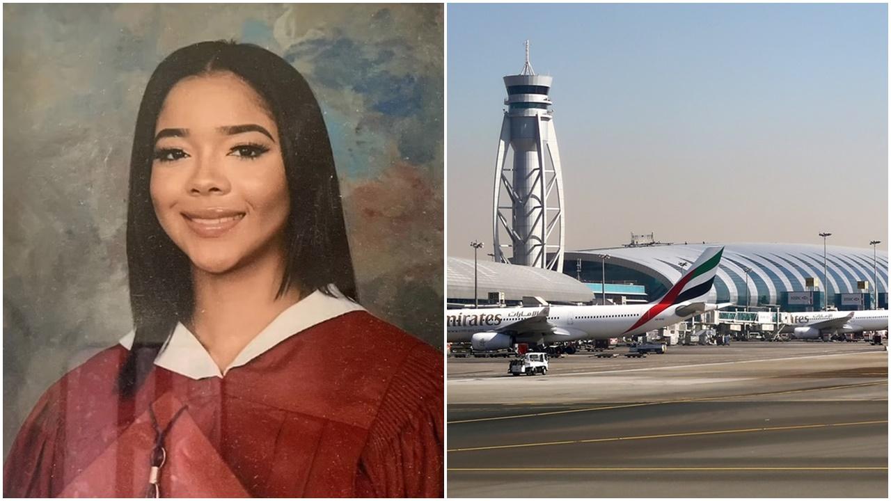 杜拜機場被半裸搜身，女大學生一個舉動被禁出境恐坐監。(網上圖片)