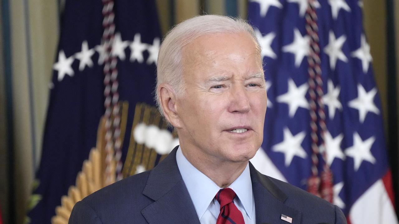 拜登訪印前新冠檢測續陰性，就吉爾染疫期間未曾戴口罩被轟。(AP)