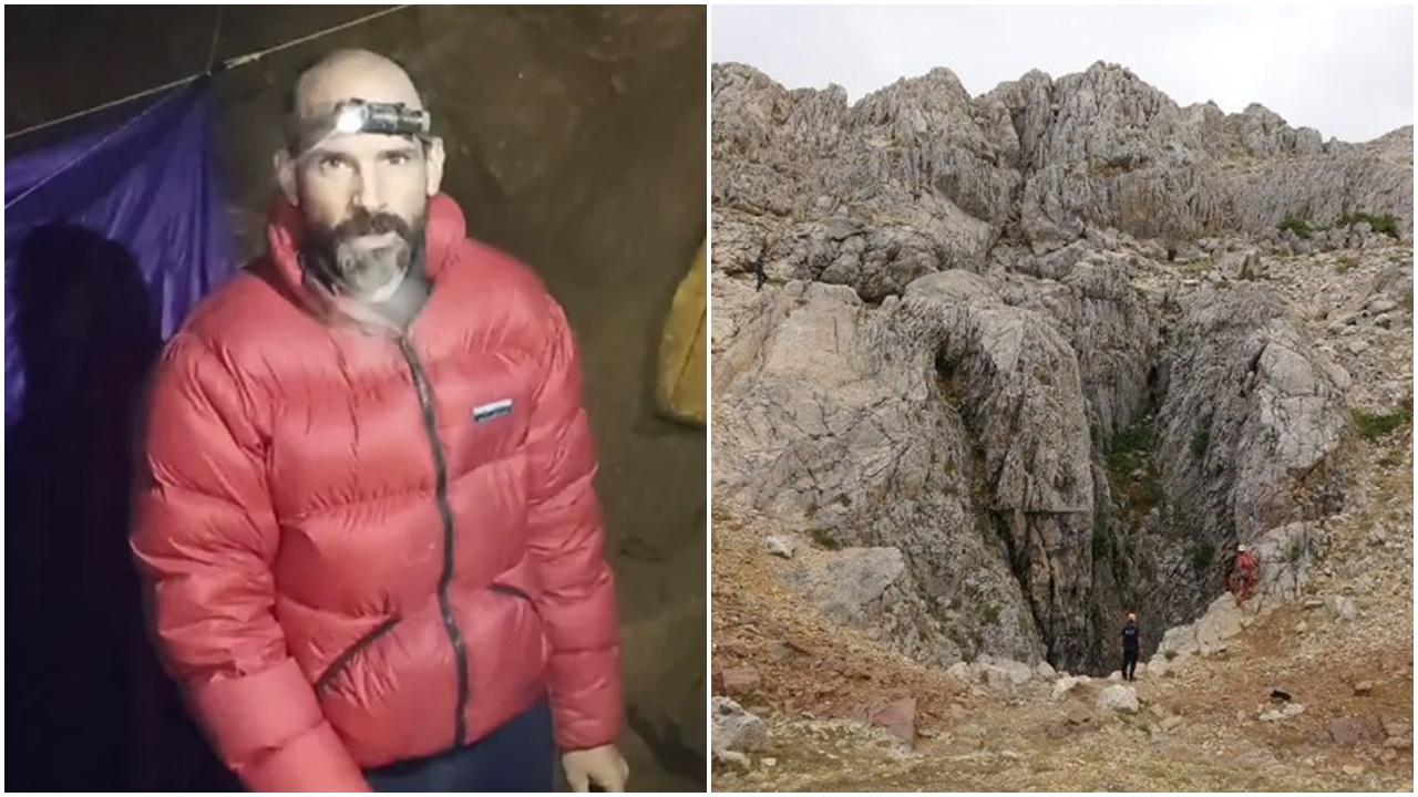 探險家腸胃出血被困地底1公里，逾170名救援人員營救。(FB)