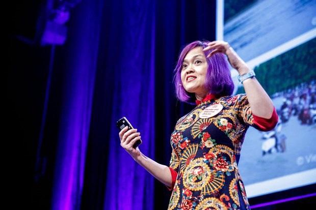 越南環保人士黃氏明紅。(網上圖片)