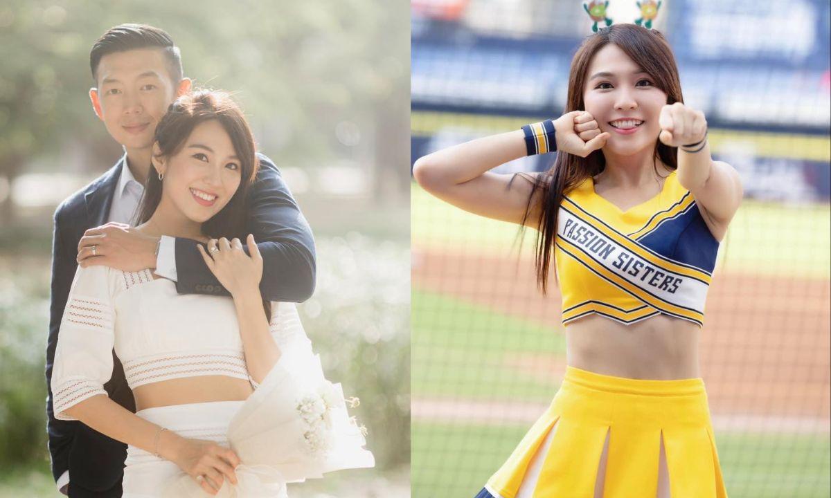 啦啦隊女神Peggy黃沛祺結婚