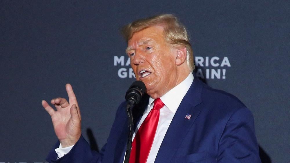 美國喬治亞州將直播特朗普案的聆訊。(路透社)