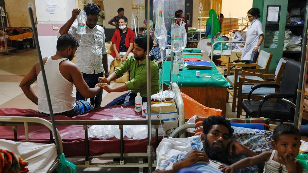 孟加拉大量患者感染登革熱。(路透社)