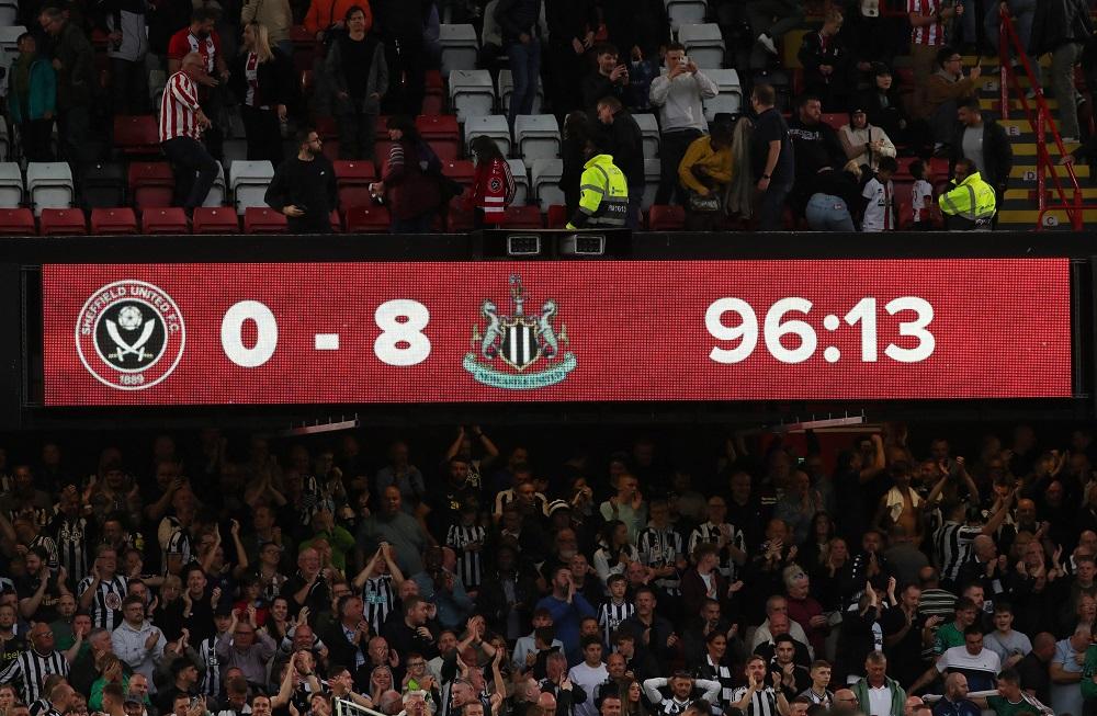 紐卡素作客8球重創錫菲聯。(路透社)