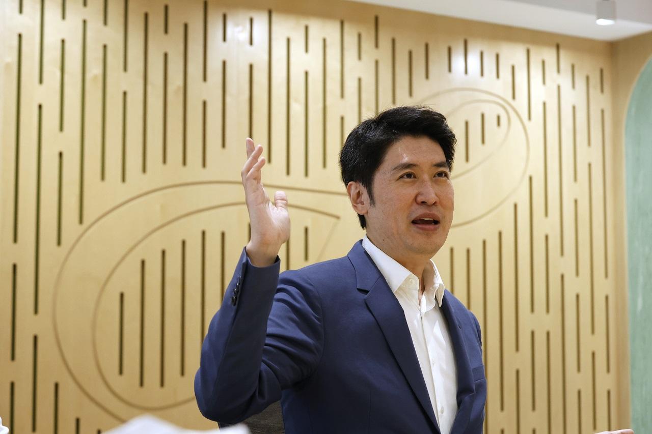 八達通新揸fit人應天麒上任   盼有手機就用手機八達通 (林俊源攝)