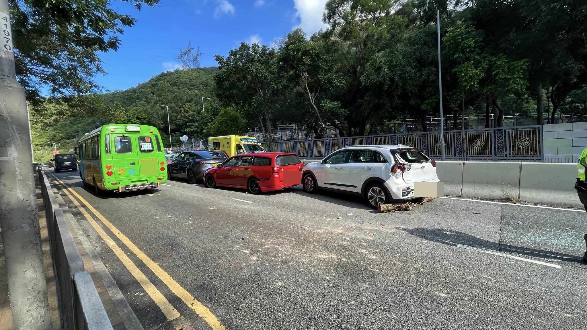 香港仔今早(20日)發生5車相撞意外，當中有1人受傷。