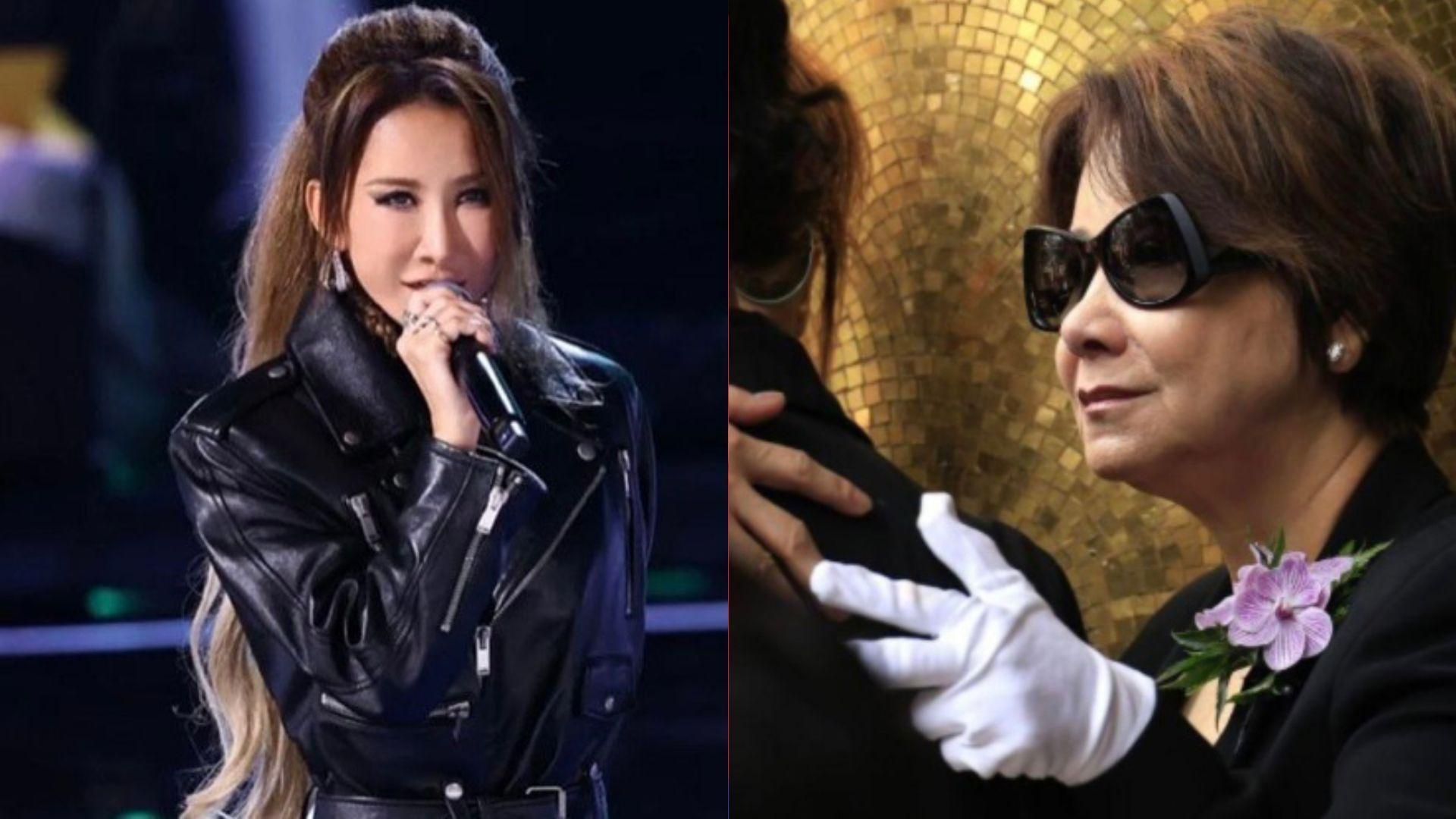 李玟（左）與甄妮。