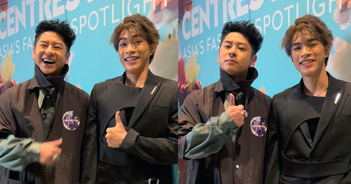 許廷鏗伸友誼手指公 鄧家杰Kakit見《青春頌》原唱好怕羞