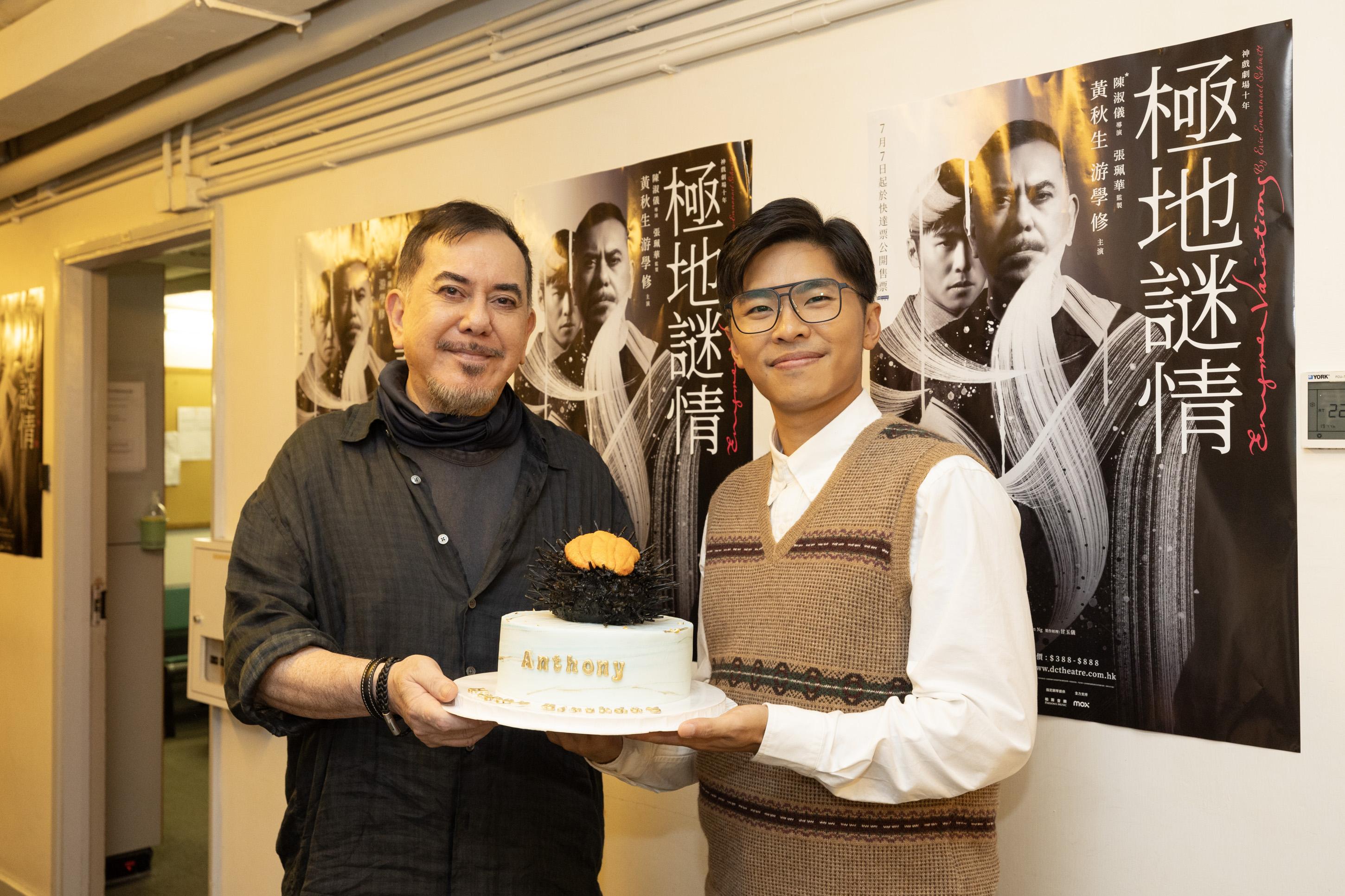 黃秋生62歲生日變《極地謎情》開鑼日 謝幕獲贈「海膽」蛋糕  