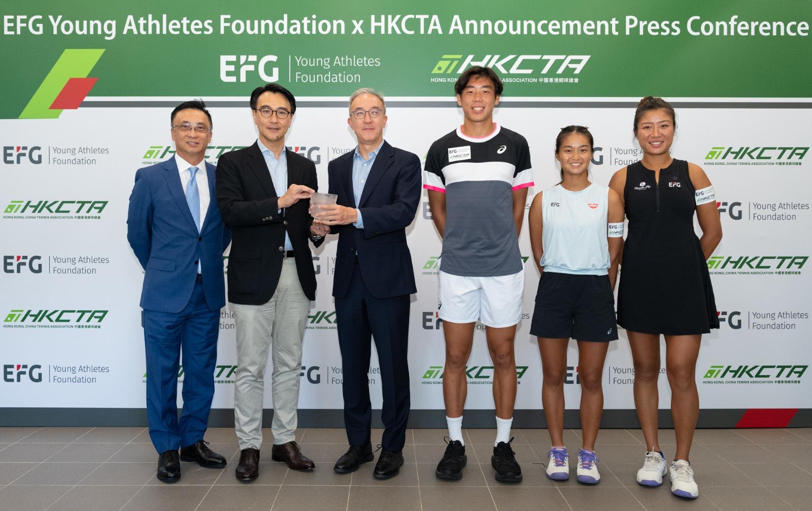 ⿈澤林、王康怡、張瑋桓獲基金會資助 支援出戰職業網球賽旅費、教練、物理治療