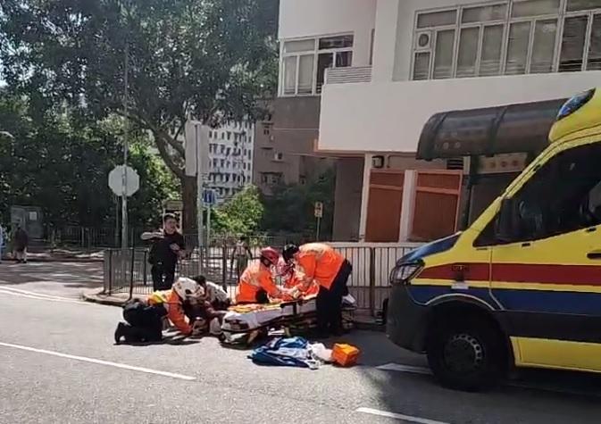 葵涌鐵騎士遭撞尾倒地 的士一度不顧而去落客後折返「自首」