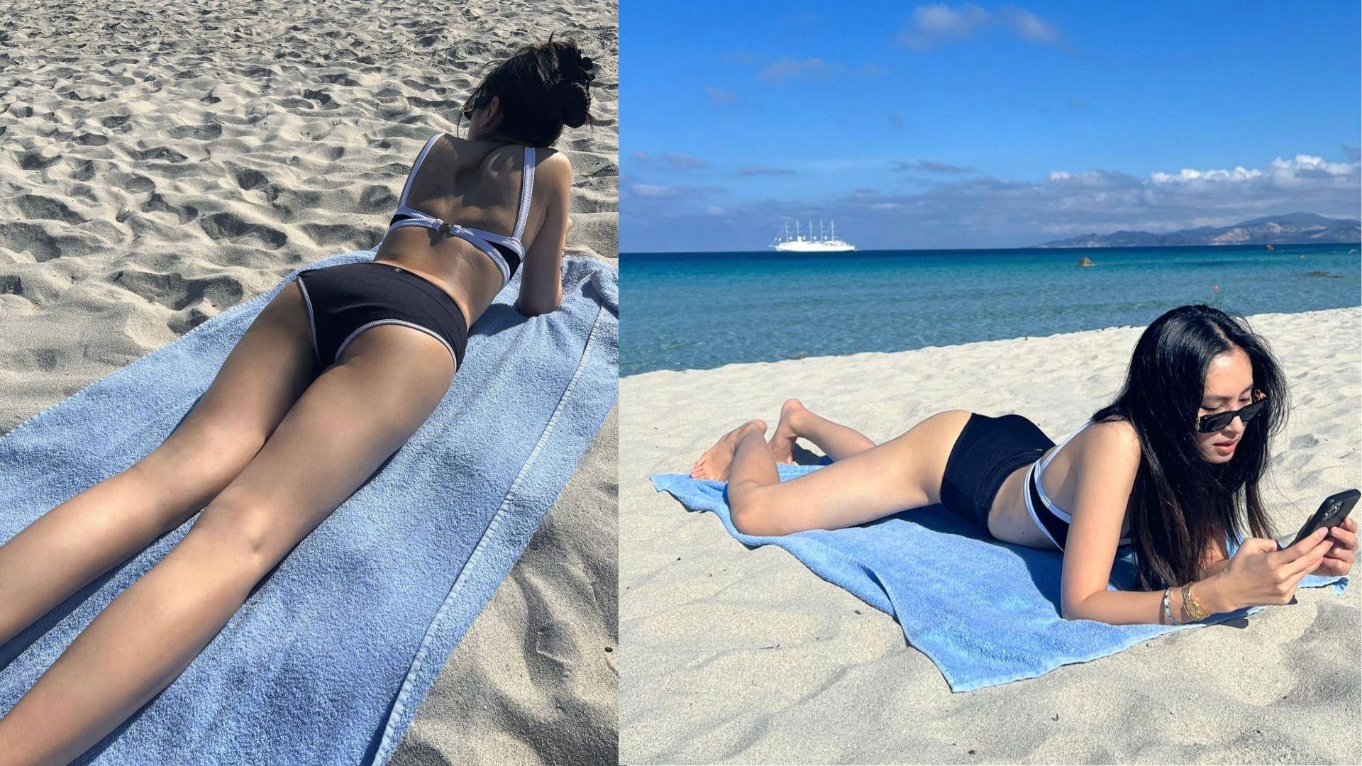 最美變性人Poyd婚後全職遊埠 穿泳裝自拍曬長腿