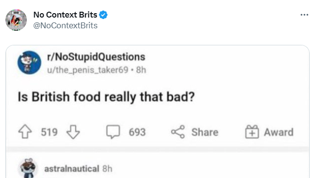 移民英國｜英國菜係咪真係咁難食？一個超精警答案笑翻網民