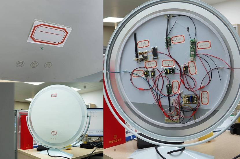 男友人送來「裸體瘦身美顏鏡」，拆開驚見針孔鏡頭揭已送出逾200個。(微博)