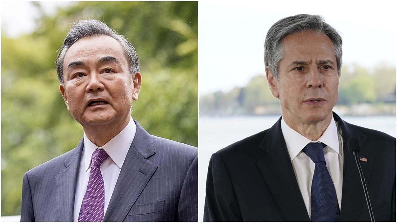 王毅本周四訪美，將晤布林肯。(資料圖片)