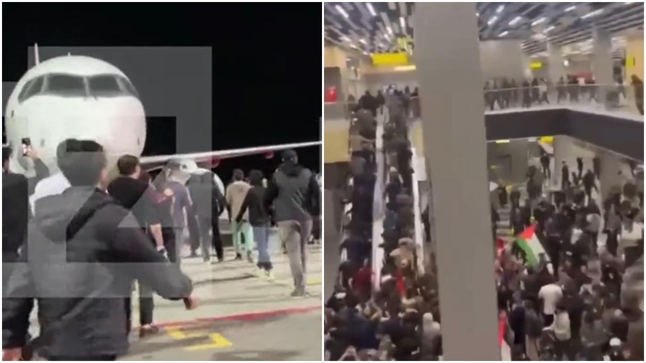 達吉斯坦示威者闖跑道尋以色列人逾20人受傷，機場一度關閉。(X)