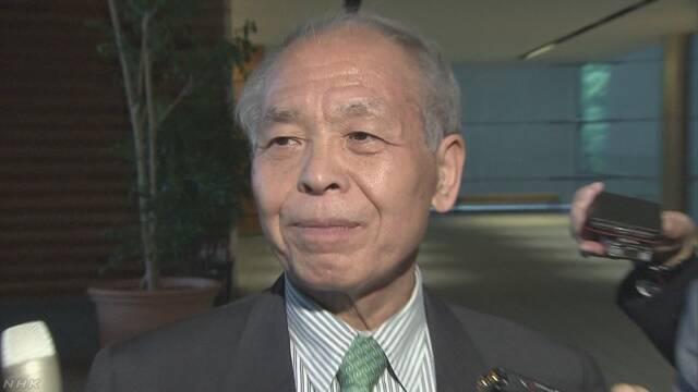 日本國會議員鈴木宗男。(NHK新聞截圖)