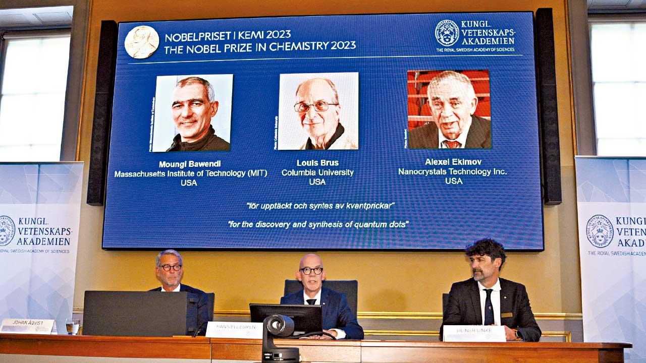 應用於LED燈及QLED屏幕 研量子點3科學家獲諾化學獎