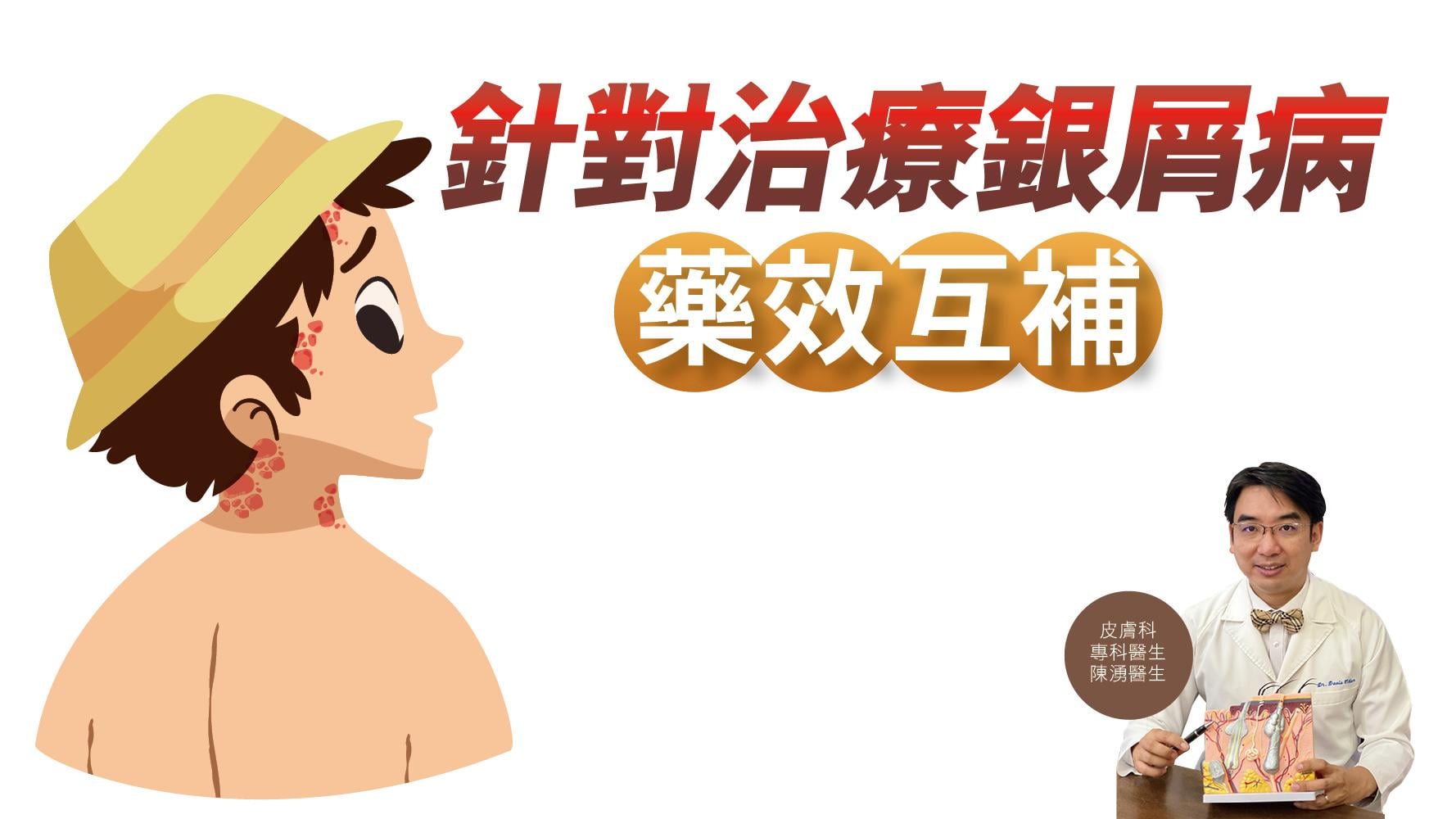 健康解碼｜針對治療銀屑病 藥效互補