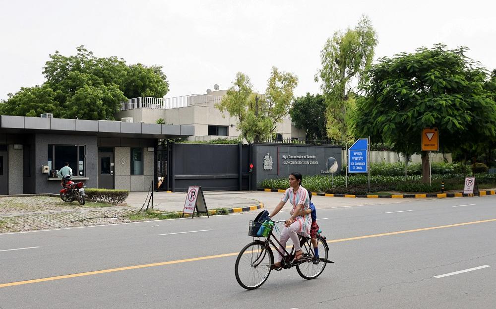 加拿大駐新德里大使館。(路透社)