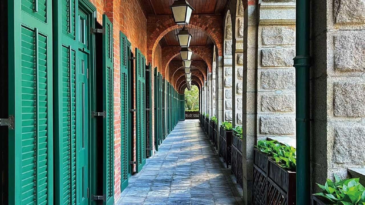 立面遊廊終開放