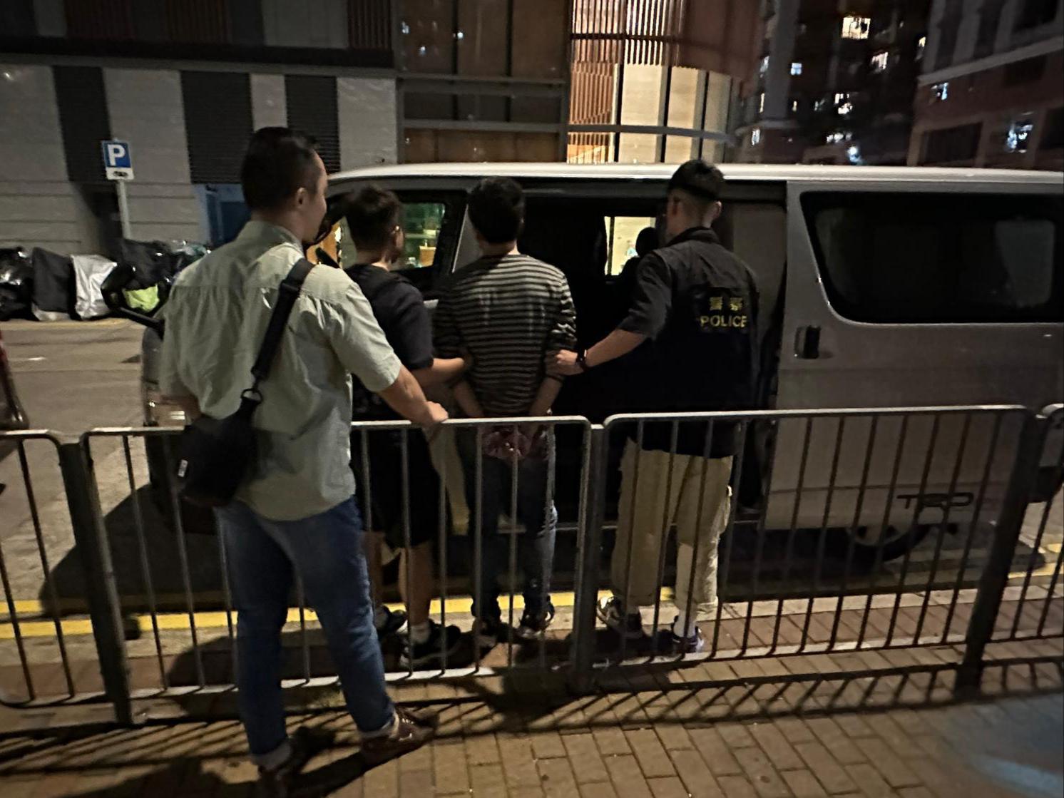 警保安道截查35歲可疑男　住所檢總值20萬氯胺酮及包裝工具