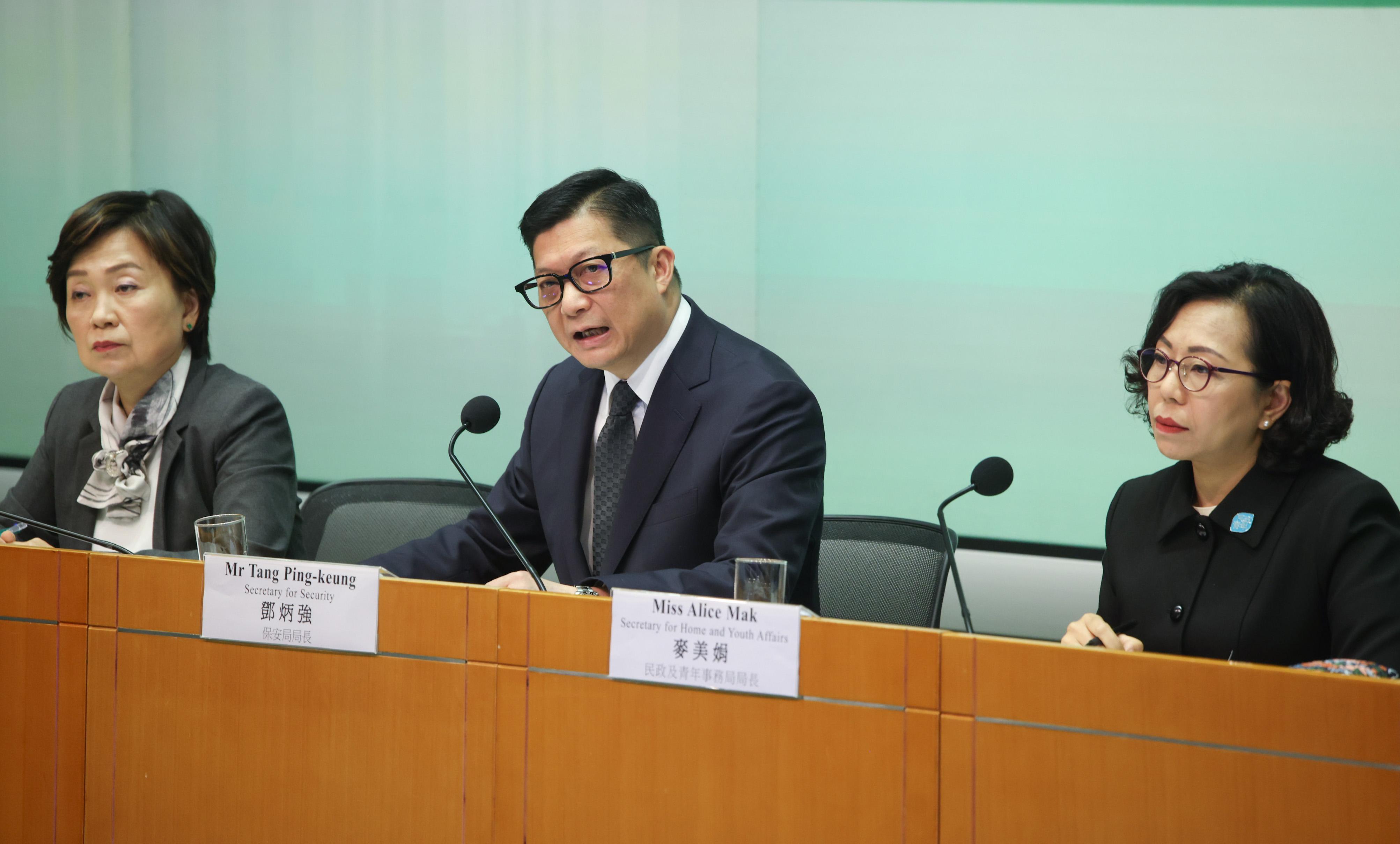 施政報告2023｜鄧炳強不同意無涵蓋修補社會撕裂　強調重視青年工作