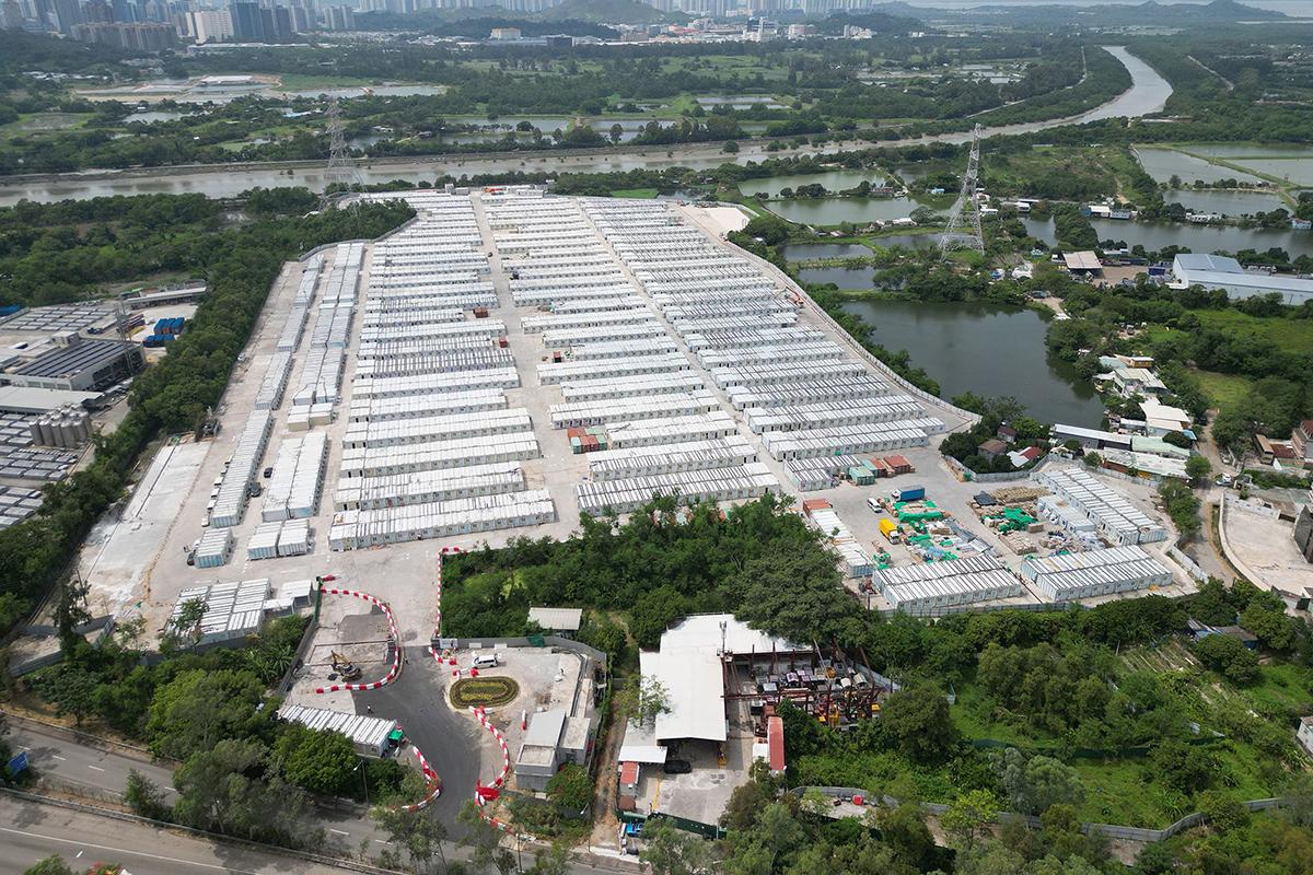 供建造業外勞入住的元朗潭尾宿舍本月啟用。(發展局網誌)