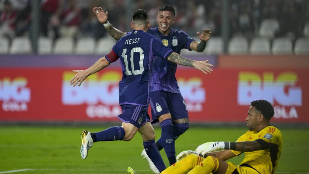 美斯復任正選帶領阿根廷贏波。(美聯社)