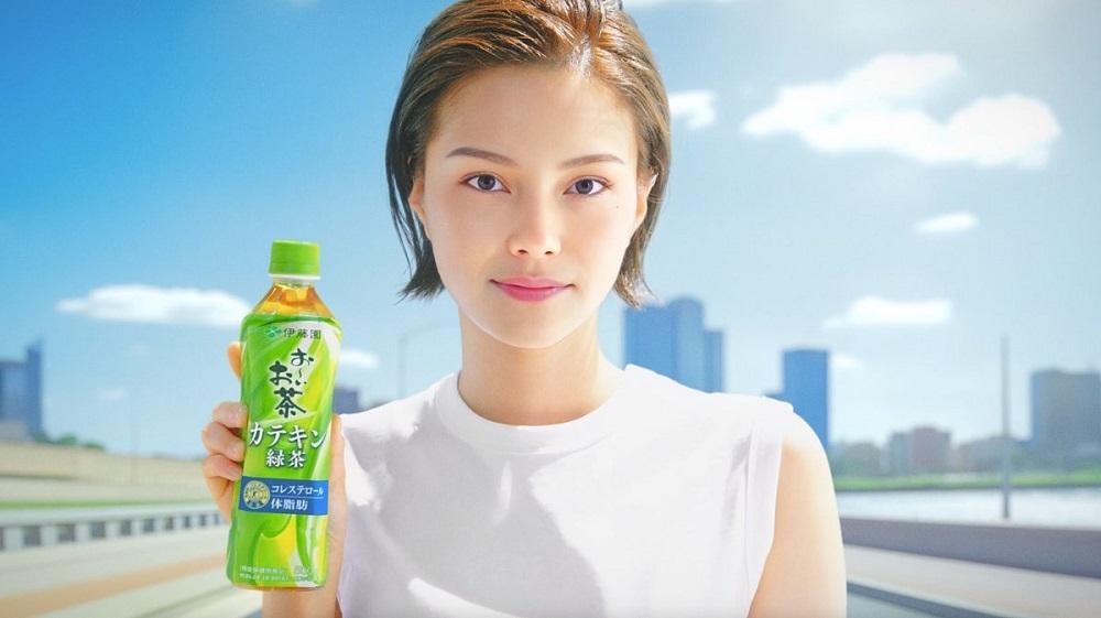 日本首個用AI合成的電視廣告。(網上截圖)