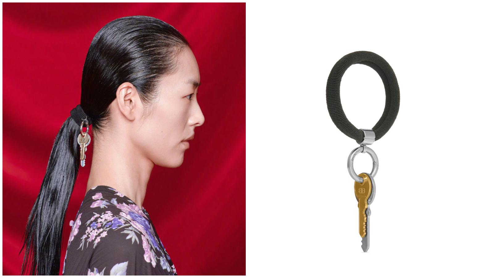 Balenciaga推出「髮圈掛鑰匙」索價4000元　內地網民：原來我每天都帶着奢侈品