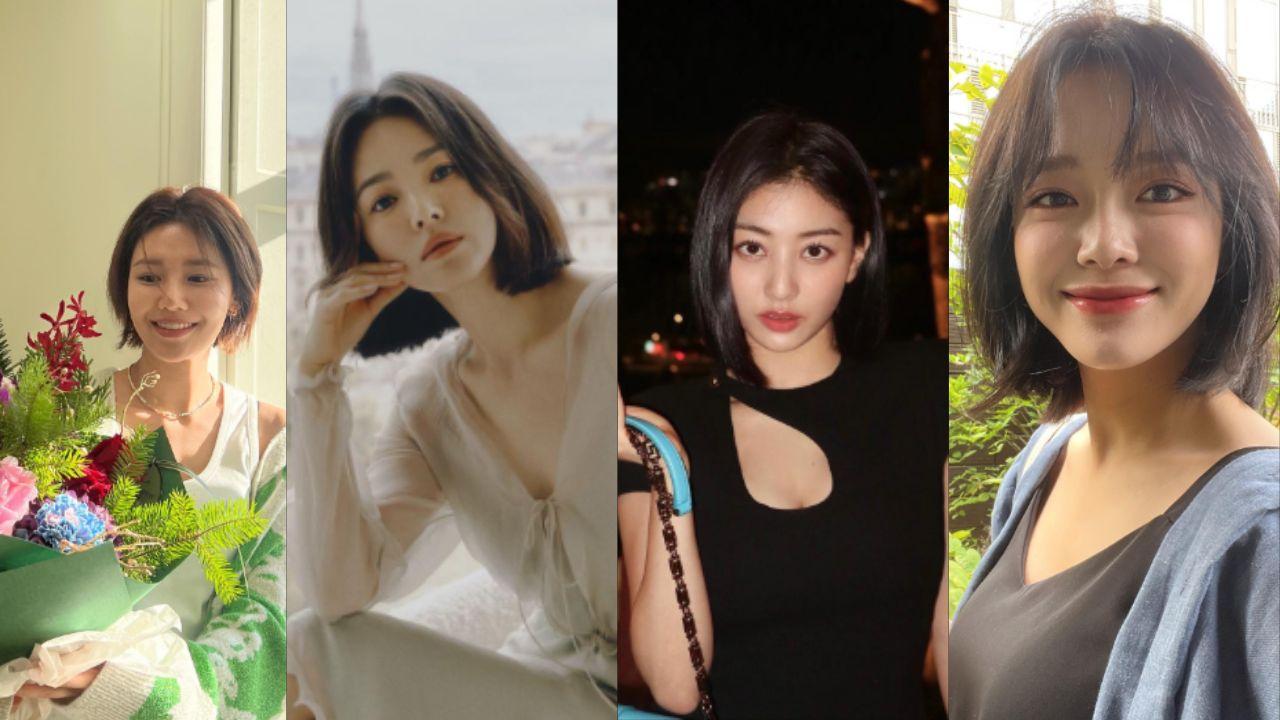 女生短髮造型｜宋慧喬空氣感、金世正微彎短髮 志效率性中分 瘦面推薦10款！