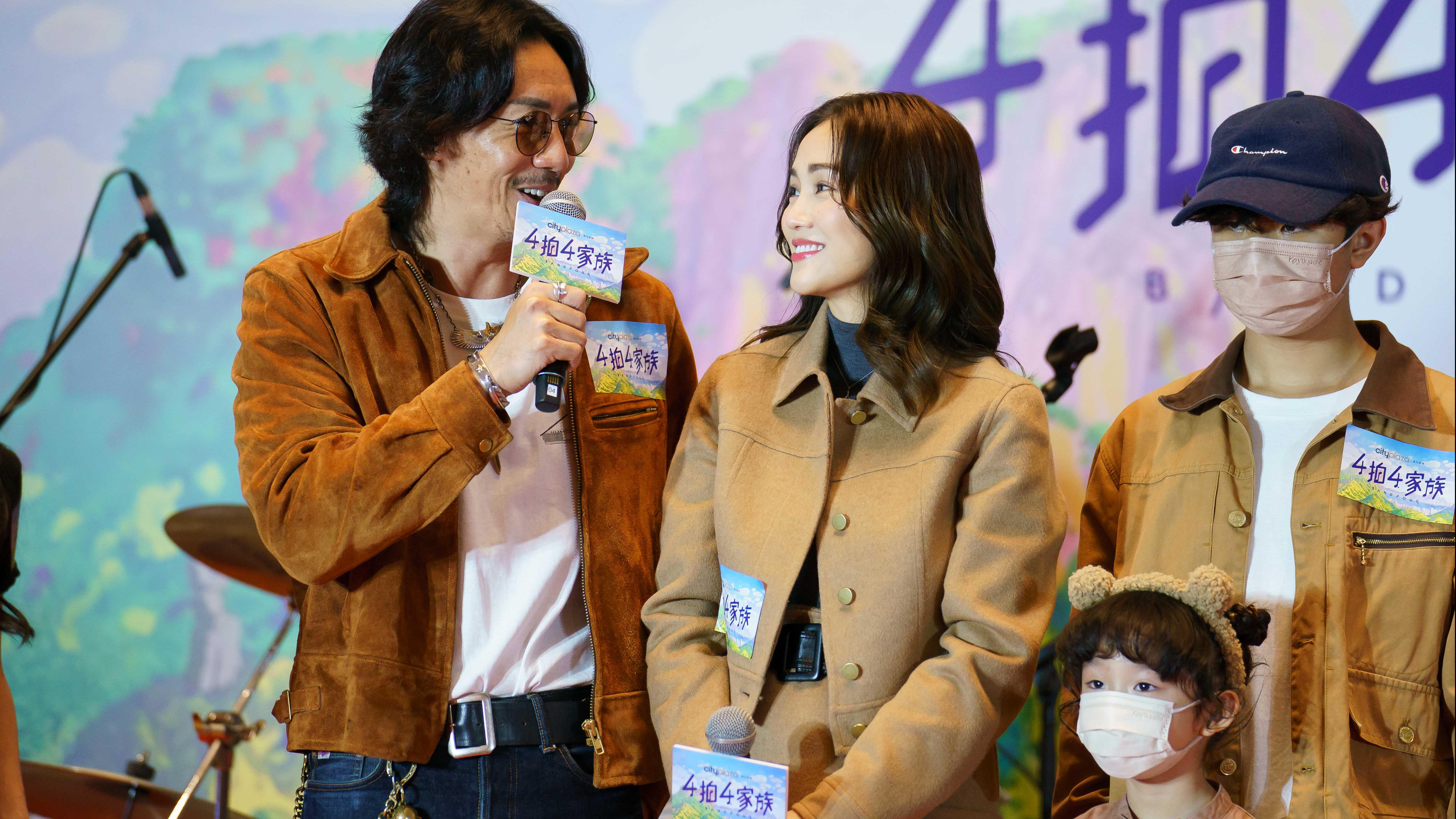 4拍4家族｜謝安琪仔女罕有亮相公開場合 一家四口溫馨出席首映禮