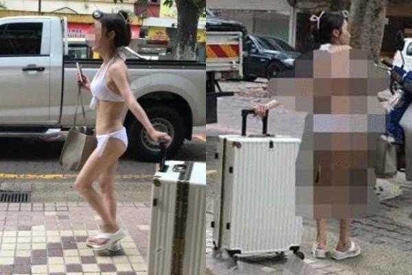 中國內地女遊馬來西亞街頭掀衣脫褲　被揭是X網黃赴當地賣淫