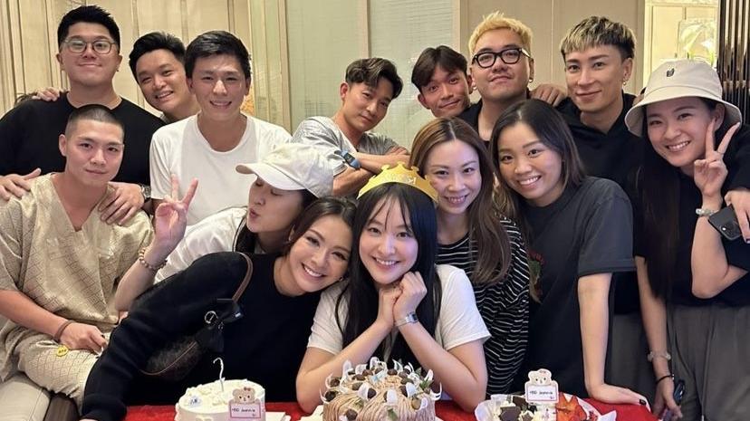 JW王灝兒與破產男友Tarzan葉韋彤同框現身陳瀅生日會 粉碎分手傳聞