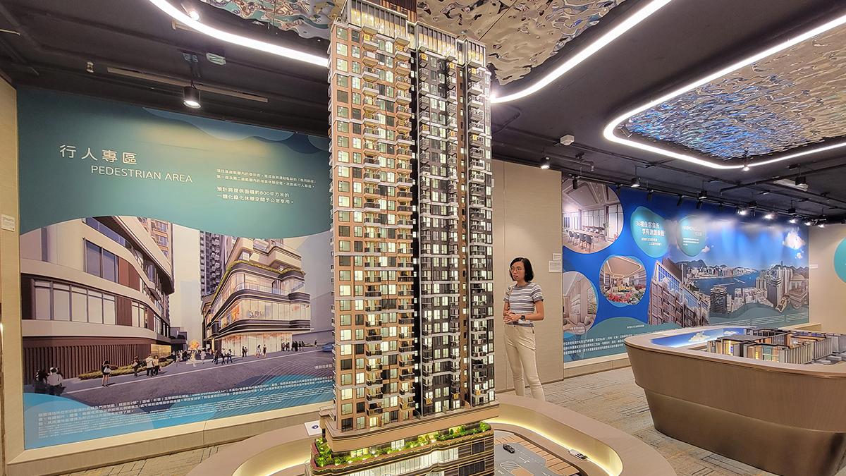 煥然懿居第三座暫時接獲超額約7.7倍的申請表。(資料圖片／鍾式明攝)