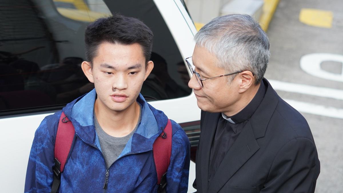 陳同佳(左)刑滿出獄4年，管浩嗚(右)稱其自首意願不變。(資料圖片／陳奕釗攝)