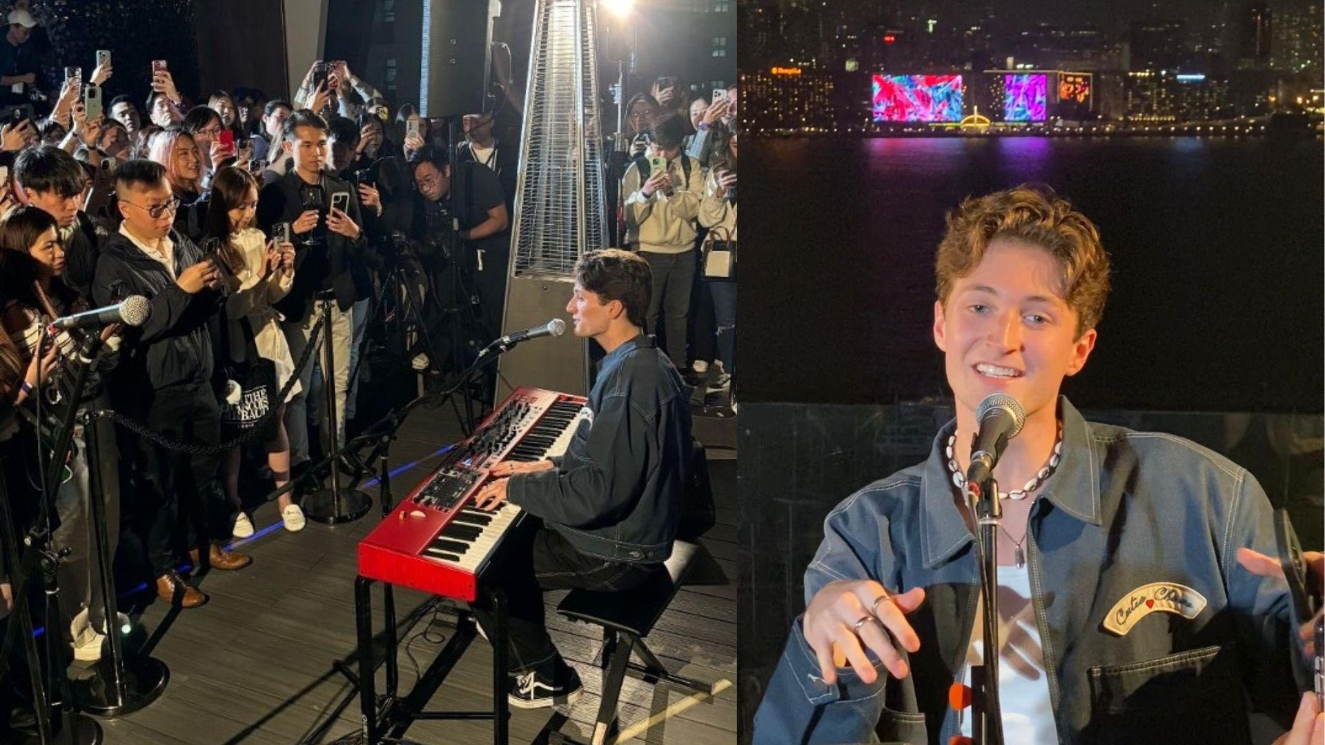 Henry Moodie首次到訪香港 維港夜景前曬靚聲冧歌迷