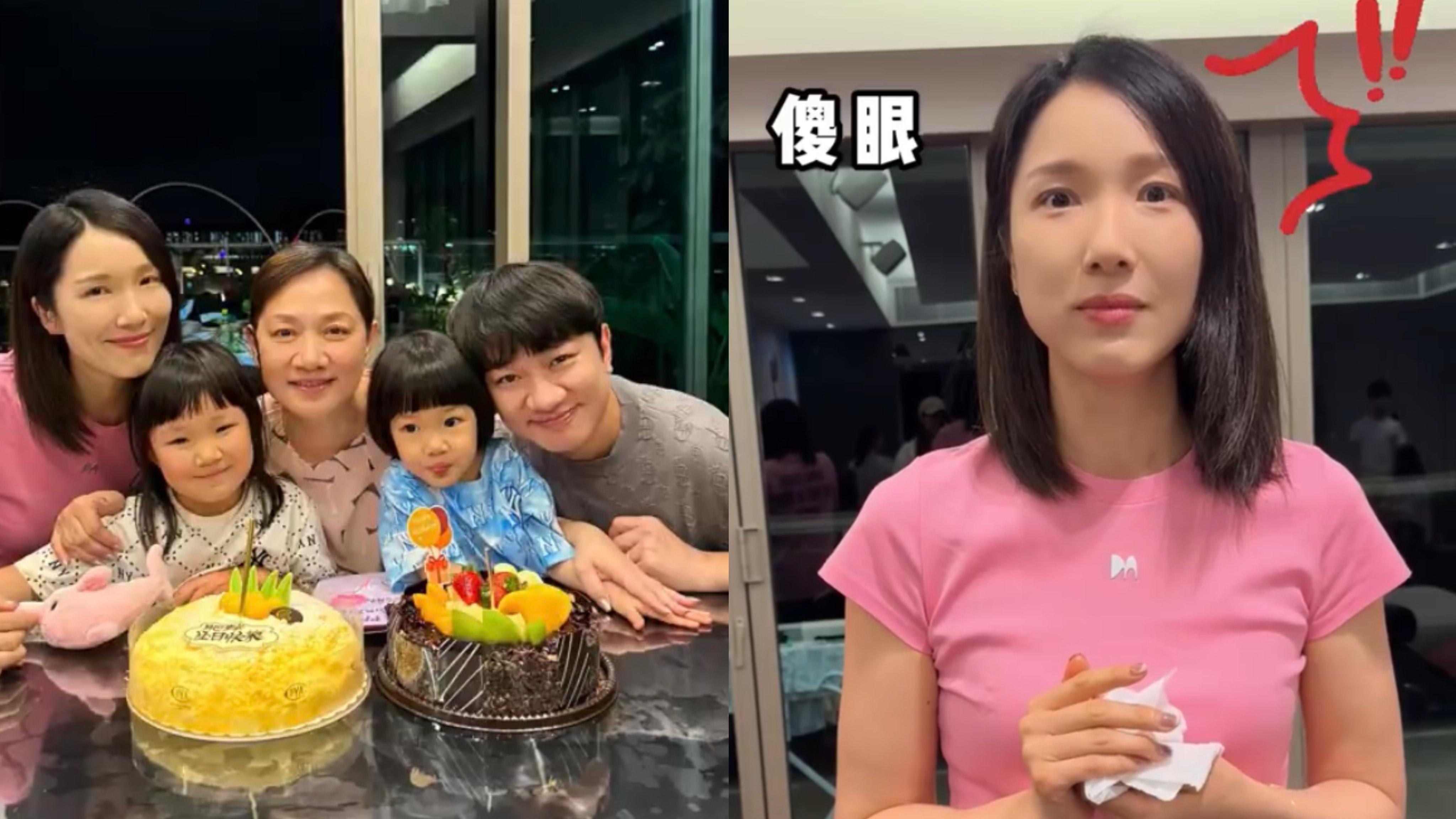 王祖藍曬母子餅印樣慶祝媽媽生日 李亞男爆嫁入王家要搶食