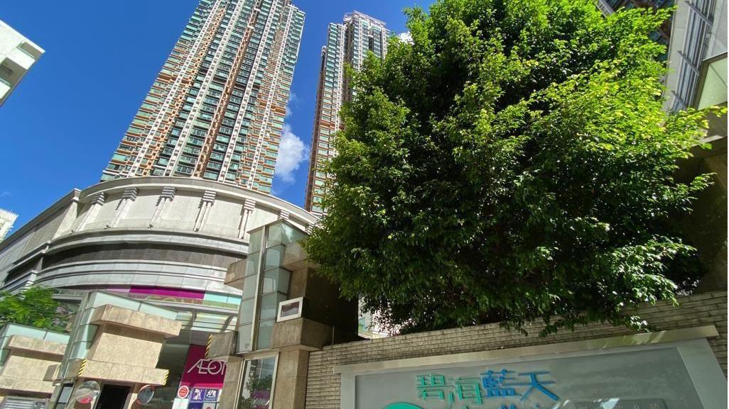 西九四小龍之一的碧海藍天兩房東南戶，最新以750萬元易手，呎價1.49萬元，創屋苑10個月新低。