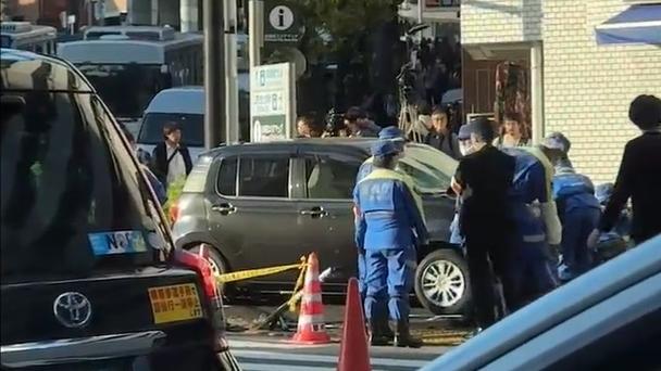 東京惠比壽發生交通意外。(X)