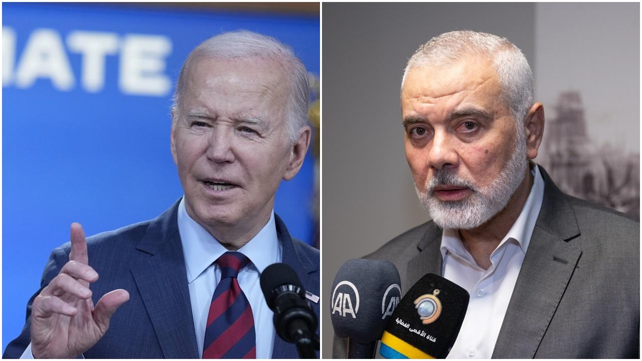 拜登及哈馬斯先後表示即將達成停火協議。(資料圖片)