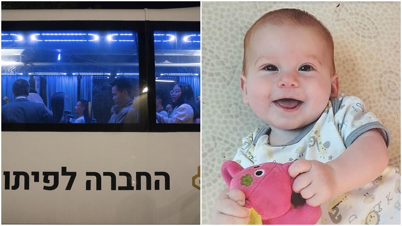 哈馬斯釋放第六批人質，指10個月大嬰兒人質已死於以軍空襲。(AP)