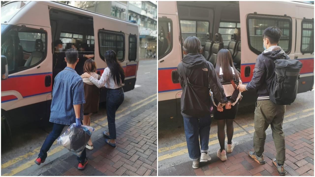 警方油麻地廟街掃黃