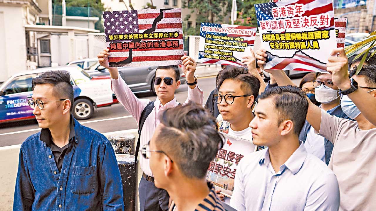 美國會議員建議制裁49高官法官 中聯辦國安公署強烈譴責  鄧炳強：政客欲保在港「走狗」接近黑社會行為 