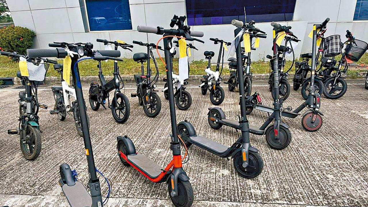 警方新界北打擊電動單車拘33人 47歲婦加位載4歲童涉危駕