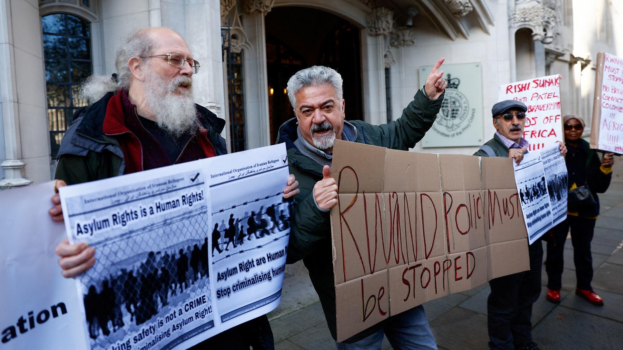 英國最高法院駁回英國政府上訴，裁定「將英國境內的庇護申請者轉移至盧旺達（Rwanda）」的政策違法。
