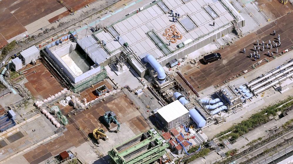 東京電力宣布完成第三輪排放。(路透社)