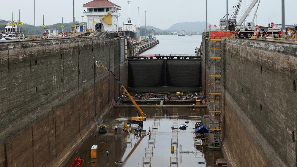 巴拿馬運河面臨逾70年最大旱情。(路透社)